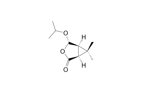 4-ALPHA-ISO-PROPOXY-6,6-DIMETHYL-3-OXABICYClO-[4.1.0]-HEPT-4-EN-2-ONE