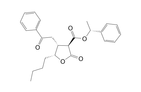 (3S,4R,5R)-1-PHENYLETHYL-2-OXO-4-(2-OXO-2-PHENYLETHYL)-5-N-BUTYL-TETRAHYDROFURAN-3-CARBOXYLATE