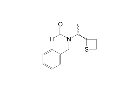 N-benzyl-N-(Z)-[1-(2-thietanylidene)ethyl]formamide