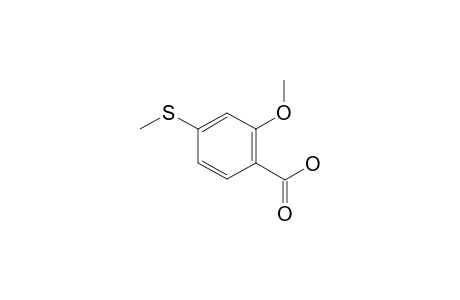 2-Methoxy-4-methylsulfanylbenzoic acid