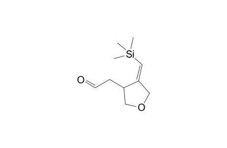 [4-(Trimethylsilylmethylene)tetrahydrofuran-3-yl]acetaldehyde