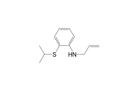 Benzenamine, 2-[(1-methylethyl)thio]-N-2-propenyl-