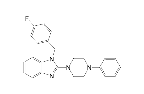 1-(4-fluorobenzyl)-2-(4-phenylpiperazino)benzimidazole