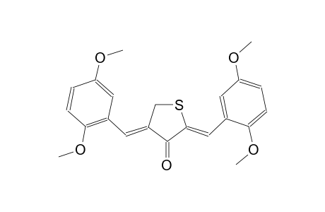 3(2H)-thiophenone, 2,4-bis[(2,5-dimethoxyphenyl)methylene]dihydro-, (2Z,4Z)-