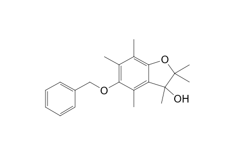 5-Benzyloxy-2,2,3,4,6,7-hexamethyl-2,3-dihydro-1-benzofuran-3-ol