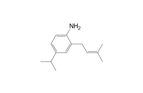 4-Isopropyl-2-(3'-methyl-2'-butenyl)aniline
