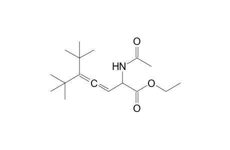 2-Acetamido-5-tert-butyl-6,6-dimethyl-hepta-3,4-dienoic acid ethyl ester