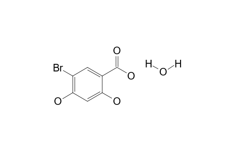 5-Bromo-2,4-dihydroxybenzoic acid monohydrate