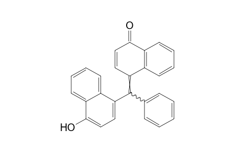 4-[alpha-(4-hydroxy-1-naphthyl)benzylidene]-1(4H)-naphthalenone