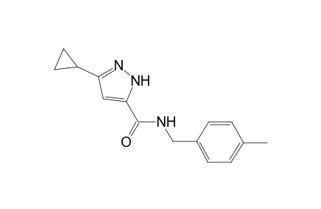 1H-Pyrazole-5-carboxamide, 3-cyclopropyl-N-[(4-methylphenyl)methyl]-