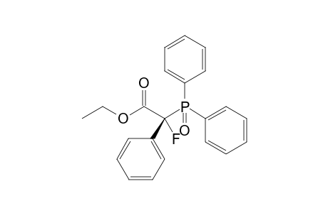 ethyl (2S)-2-diphenylphosphoryl-2-fluoro-2-phenyl-acetate