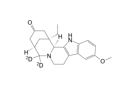 1,5-Methanoazocino[1',2':1,2]pyrido[3,4-b]indol-3(4H)-one-6,6-D2, 1-ethyl-1,2,5,6,8,9,14,14b-octahydro-11-methoxy-, [1S-(1.alpha.,5.alpha.,14b.alpha.)]-