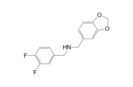 (Benzo[1,3]dioxol-5-ylmethyl)(3,4-difluorobenzyl)amine