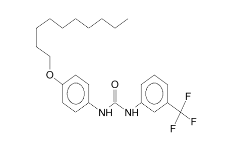 N-(3-trifluoromethyl)-N'-(4-decyloxyphenyl)urea