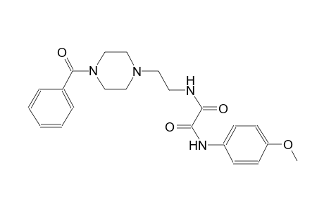 N~1~-[2-(4-benzoyl-1-piperazinyl)ethyl]-N~2~-(4-methoxyphenyl)ethanediamide