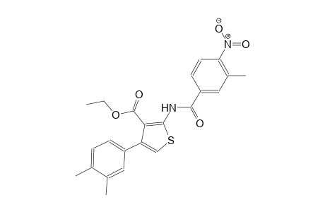 ethyl 4-(3,4-dimethylphenyl)-2-[(3-methyl-4-nitrobenzoyl)amino]-3-thiophenecarboxylate