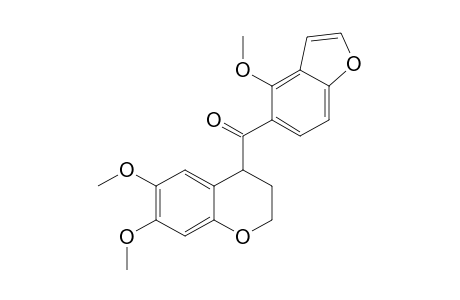 7A-O-METHYLELLIPTONOL;(2,3-DIMETHOXY-CHROMAN-12A-YL)-(7A-O-METHOXY-BENZOFURAN-11A-YL)-METHANONE