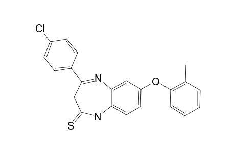 2,3-DIHYDRO-4-(PARA-CHLOROPHENYL)-7-(ORTHO-METHYLPHENYL)-1H-1,5-BENZODIAZEPINE-2-THIONE