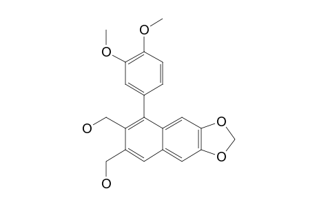 [8-(3,4-dimethoxyphenyl)-6-methylol-benzo[f][1,3]benzodioxol-7-yl]methanol