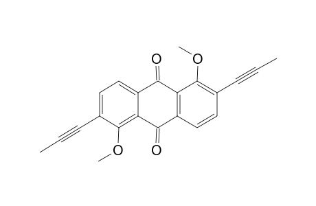 1,5-DIMETHOXY-2,6-BIS-(PROP-1'-YNYL)-ANTHRAQUINONE