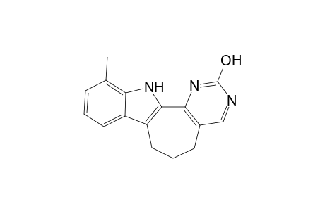 2-Hydroxy-11-methyl-5,6,7,12-tetrahydropyrimido[5',6':6,7]cyclohepta[b]indole