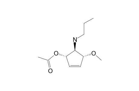 3-ACETOXY-4-(N-PROPYLAMINO-5-METHOXYCYClOPENTENE