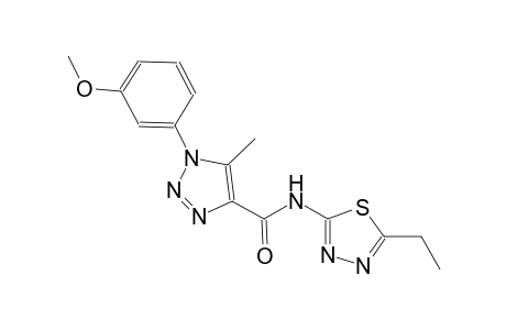 1H-1,2,3-triazole-4-carboxamide, N-(5-ethyl-1,3,4-thiadiazol-2-yl)-1-(3-methoxyphenyl)-5-methyl-