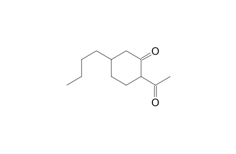 Cyclohexanone, 2-acetyl-5-butyl-
