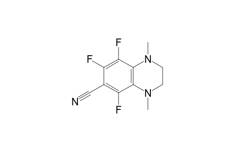 5,7,8-Trifluoro-1,4-dimethyl-1,2,3,4-tetrahydroquinoxaline-6-carbonitrile