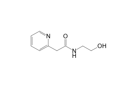 2-Pyridineacetamide, N-2-hydroxyethyl-