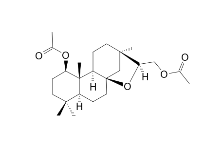 CERIOPSIN-D-DIACETATE;8,15(R)-EPOXYPIMARANE-1-BETA,16-DIACETATE