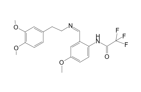 5-Methoxy-N-[2-(3,4-dimethoxyphenyl)ethyl]-2-(trifluoroacetylamino)benzylidenimine