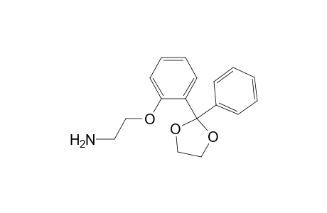 Ethanamine, 2-[2-(2-phenyl-1,3-dioxolan-2-yl)phenoxy]-