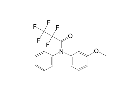 3-Methoxydiphenylamine, N-pentafluoropropionyl-