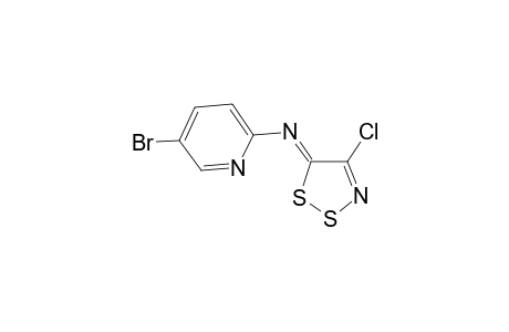 5-Bromo-N-[(5Z)-4-chloro-5H-1,2,3-dithiazol-5-ylidene]-2-pyridinamine