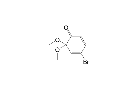 4-Bromo-6,6-dimethoxy-2,4-cyclohexadien-1-one