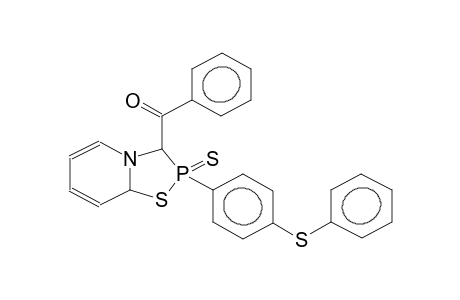 4H-PYRIDO[2,1-D][1,4,2]THIAZAPHOSPHOLE-3-BENZOYL-2-(4-PHENYLTHIOPHENYL)-2-SULPHIDE