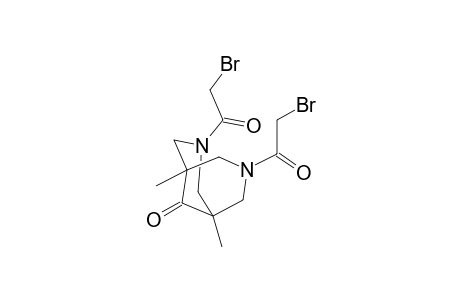 3,7-diazabicyclo[3.3.1]nonan-9-one, 3,7-bis(bromoacetyl)-1,5-dimethyl-