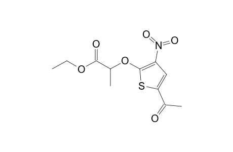 Ethyl 2-( 5'-acetyl-3'-nitro-2'-thienyloxy)propionate