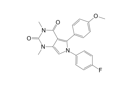 6-(4-Fluorophenyl)-5-(4-methoxyphenyl)-1,3-dimethyl-1H-pyrrolo[3,4-d]pyrimidine-2,4(3H,6H)-dione