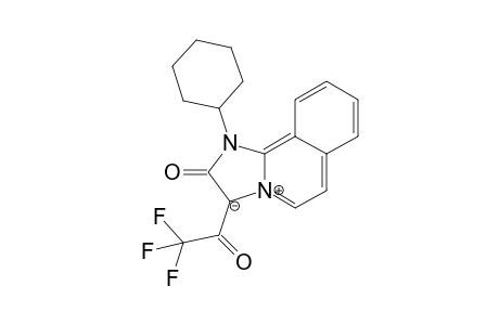 1-Cyclohexyl-3-(2,2,2-trifluoroacetyl)-2-oxo-2,3-dihydro-1H-imidazo[2,1-a]isoquinolin-4-ium-3-ide