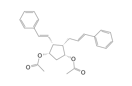 1,3-Cyclopentanediol, 4-(2-phenylethenyl)-5-(3-phenyl-2-propenyl)-, diacetate, [1.alpha.,3.alpha.,4.alpha.(E),5.alpha.]-
