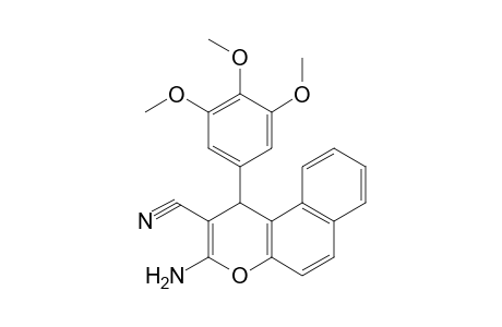 3-Amino-1-(3,4,5-trimethoxyphenyl)-1H-benzo[f]chromene-2-carbonitrile