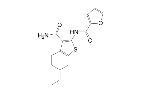 N-[3-(aminocarbonyl)-6-ethyl-4,5,6,7-tetrahydro-1-benzothien-2-yl]-2-furamide
