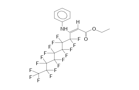 ETHYL (E)-3-PHENYLAMINO-3-PERFLUOROOCTYLPROPENOATE