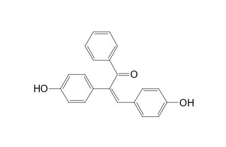 (2E)-2,3-Bis(4-hydroxyphenyl)-1-phenyl-2-propen-1-one