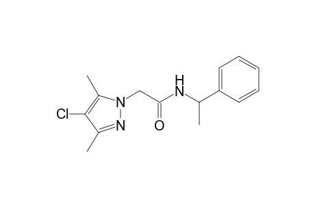 1H-Pyrazole-1-acetamide, 4-chloro-3,5-dimethyl-N-(1-phenylethyl)-