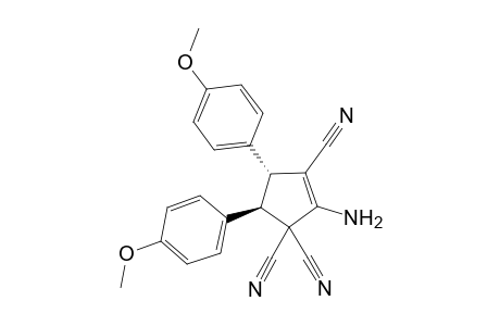 (4R,5R)-2-amino-4,5-bis(4-methoxyphenyl)cyclopent-2-ene-1,1,3-tricarbonitrile