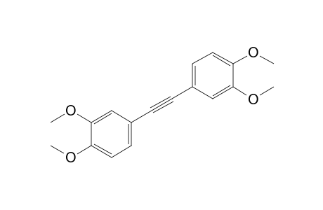 4-[2-(3,4-dimethoxyphenyl)ethynyl]-1,2-dimethoxy-benzene