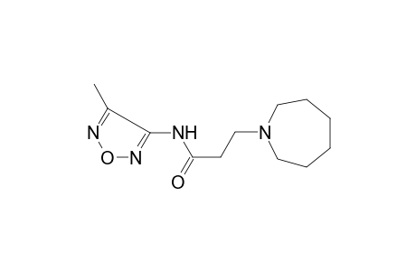 Propanamide, 3-(1-azepanyl)-N-(4-methyl-1,2,5-oxadiazol-3-yl)-